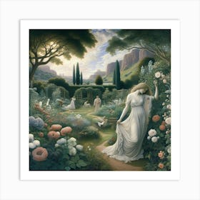 Garden Of Flowers 2 Art Print