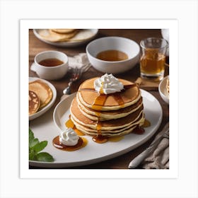 Pancakes Art Print