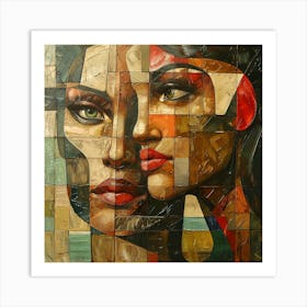 Two Faces 8 Art Print