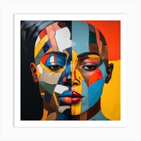 Woman'S Face 19 Art Print