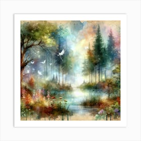 Fairy Forest 9 Art Print