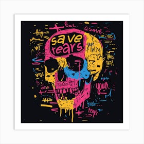 Save Your Tears (Basquiat) Art Print