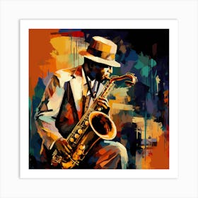 Jazz Musician 7 Art Print