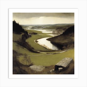 'The Loch' Art Print