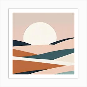 Abstract Landscape Painting Art Print