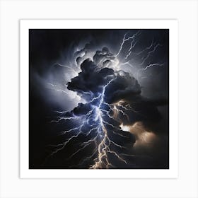 Lightning Storm 9 Art Print