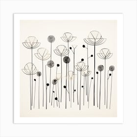 Flowers On A Wall Art Print