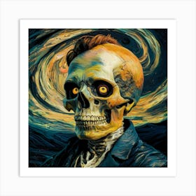 A Hauntingly Beautiful Illustration Of A Van Gogh 3oopkbohqvqxk 08gt55fq Kwzxvjorqumiyqx6 Ejoqq Art Print