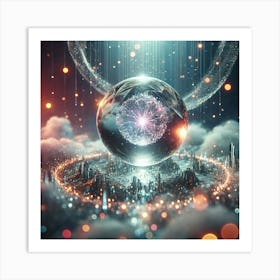 Fractal City Art Print