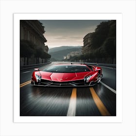 Lamborghini Huracan Art Print