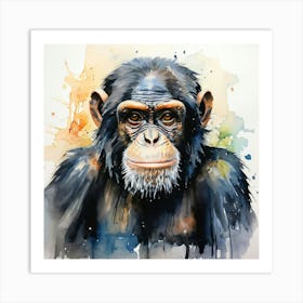 Chimpanzee 3 Art Print