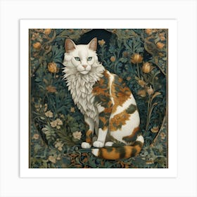 Cat In A Frame 1 Art Print