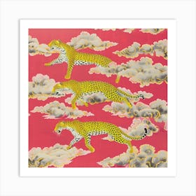 Leopards In The Sky 3 Art Print