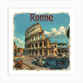 Rome - Colosseum Art Print