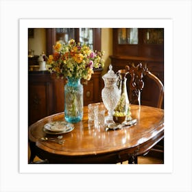 Victorian Dining Room Art Print