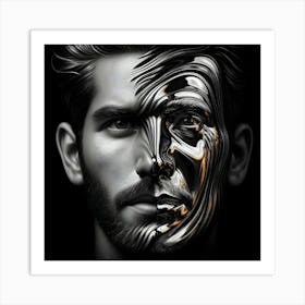 Portrait Of A Man Art Print