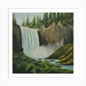 Waterfall 1 Art Print