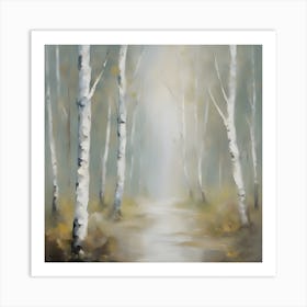Birch Forest 4 Art Print