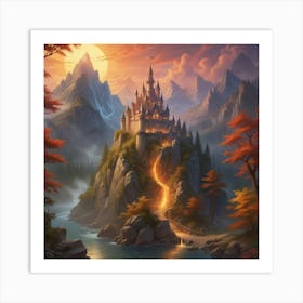 Fairytale Castle 17 Art Print