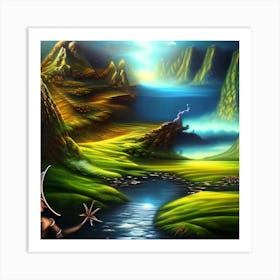 Fantasy Realm Art Print