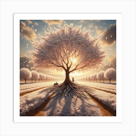 Cherry Blossom Tree 1 Art Print