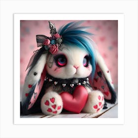 Bunny Valentine 2 Art Print