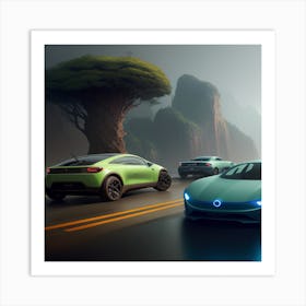 Electric Cars 3 ( Fromhifitowifi ) Art Print