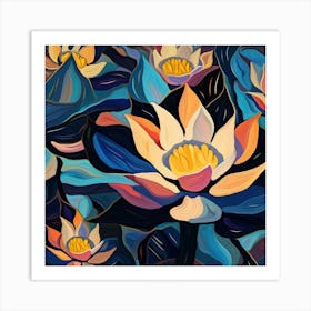 Lotus Flower 32 Art Print