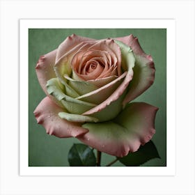 Pink Rose Art Print