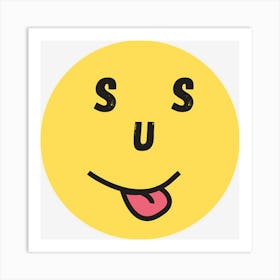 Sus Face Art Print