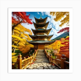 Autumn In Japan Art Print