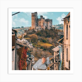 Castle On A Hill Art Print