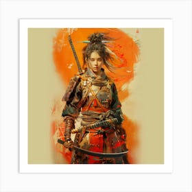 Samurai Warrior Art Print