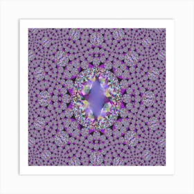 Purple Fractal 1 Affiche