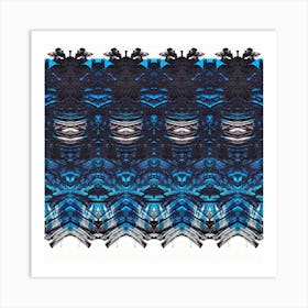 Abstract Blue Cover Art Art Print