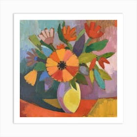 Vibrant Oil Painting 3 Art Print