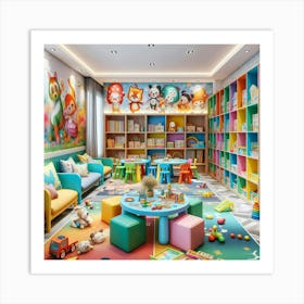 Children'S Playroom Art Print