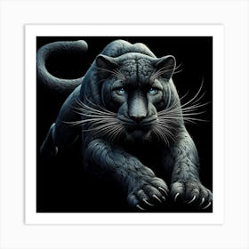 Black Panther 5 Art Print