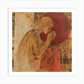 Woman Praying Art Print