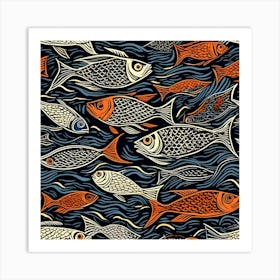 Fishes In The Sea 1 Art Print