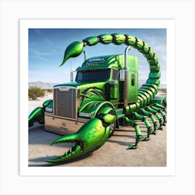 Scorpion Truck Art Print