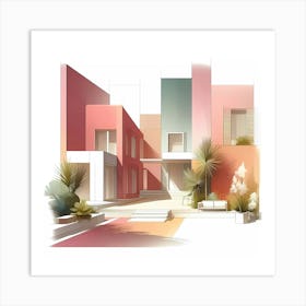 House Design Art Print