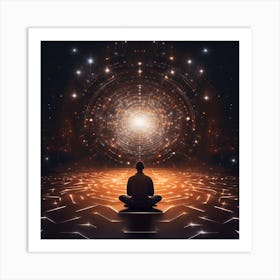 Meditation And Spirituality Concept 2 Art Print