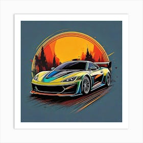 Firefly Sport Car 33612 Art Print