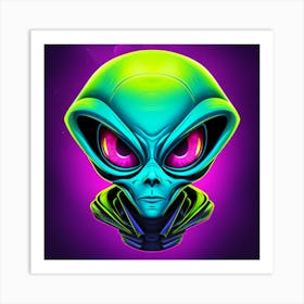 Alien Logo 8 1 Art Print