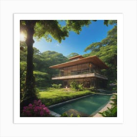 Green house Art Print