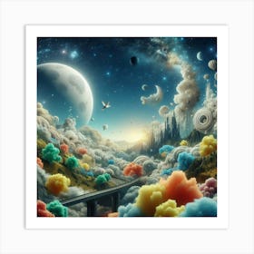 World Of Clouds Art Print