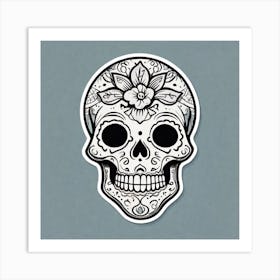 Sugar Skull 7 Art Print