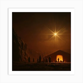 Nativity Scene 6 Art Print