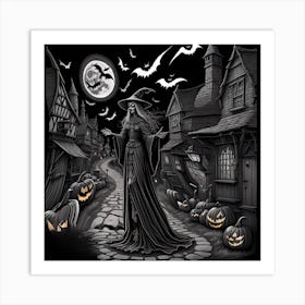 Bad witch Art Print